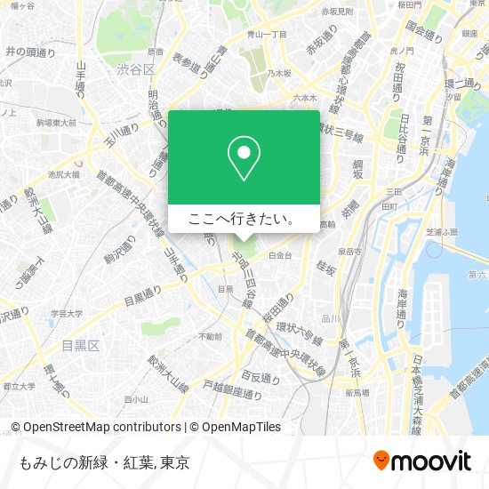 もみじの新緑・紅葉地図