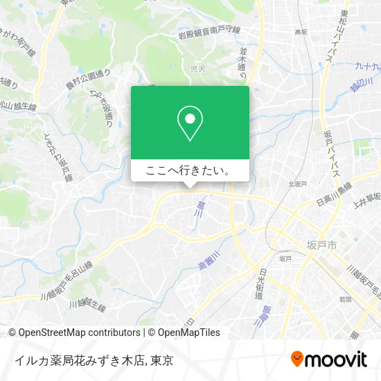 イルカ薬局花みずき木店地図