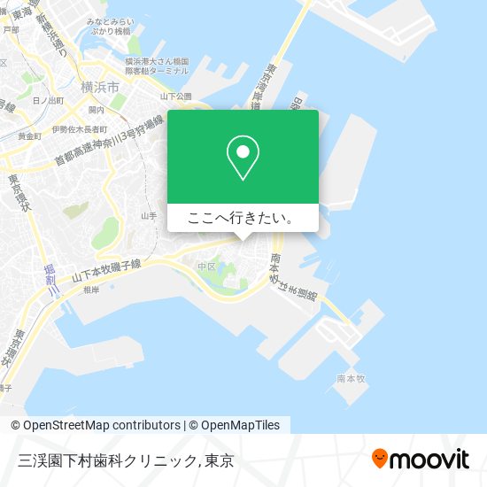 三渓園下村歯科クリニック地図