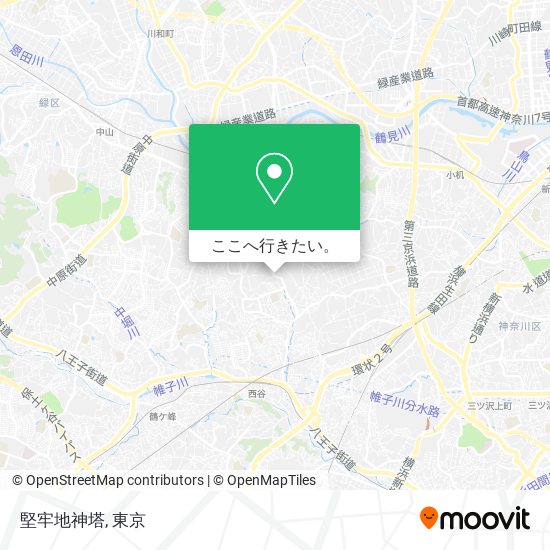 堅牢地神塔地図