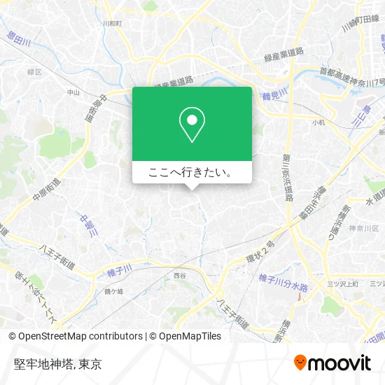堅牢地神塔地図