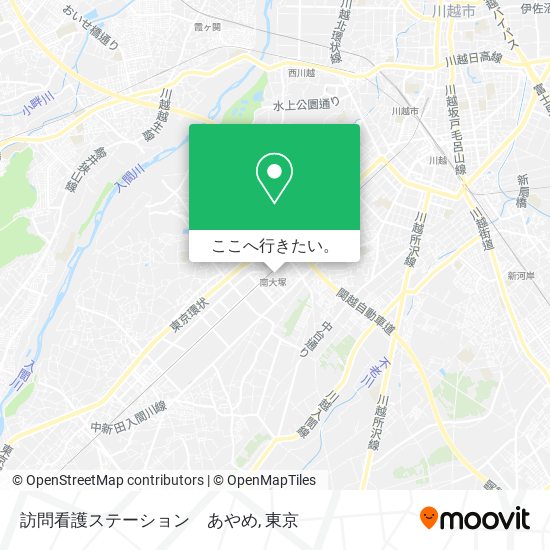 訪問看護ステーション　あやめ地図