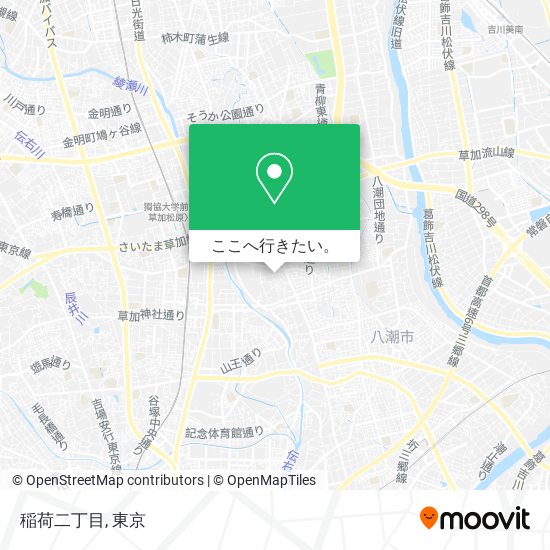 稲荷二丁目地図