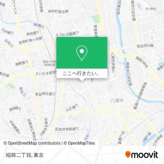 稲荷二丁目地図