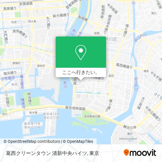 葛西クリーンタウン 清新中央ハイツ地図