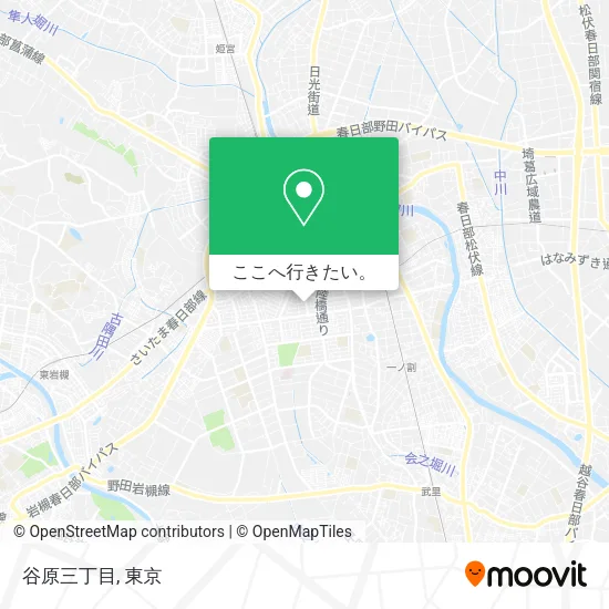 谷原三丁目地図