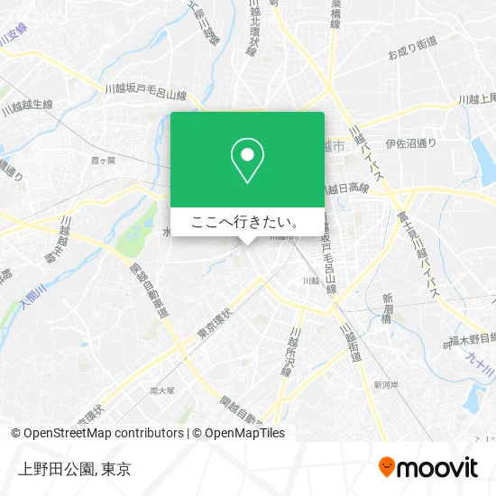 上野田公園地図