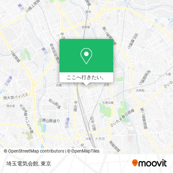 埼玉電気会館地図