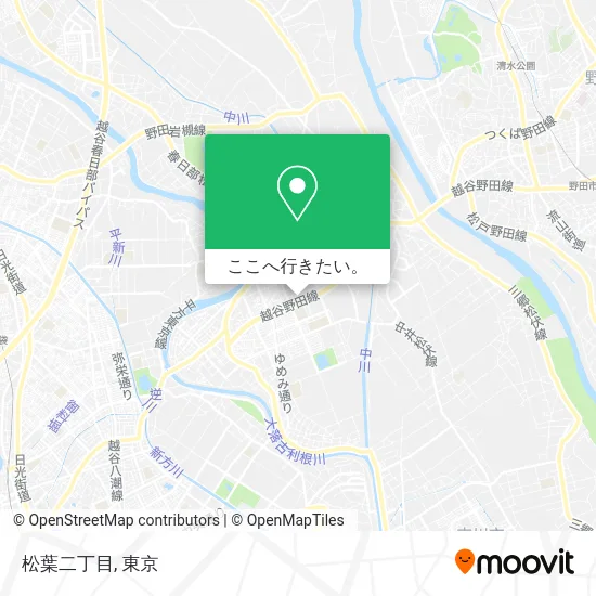 松葉二丁目地図