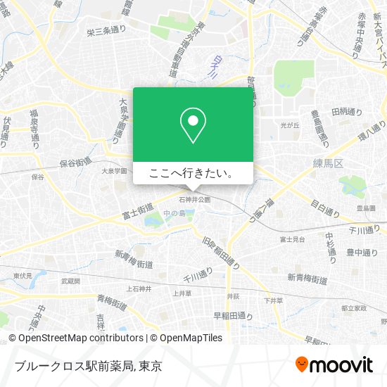 ブルークロス駅前薬局地図