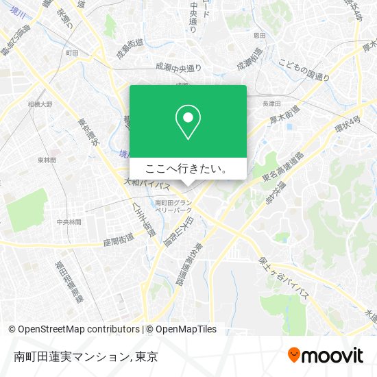 南町田蓮実マンション地図