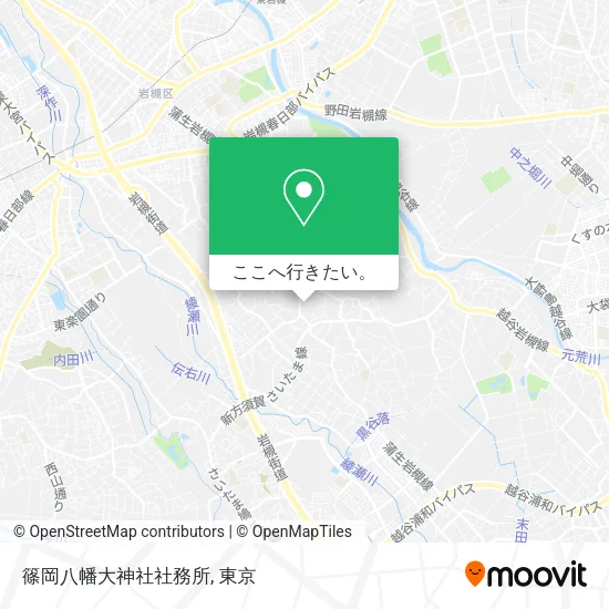 篠岡八幡大神社社務所地図