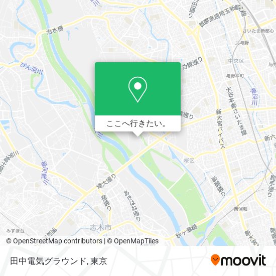 田中電気グラウンド地図