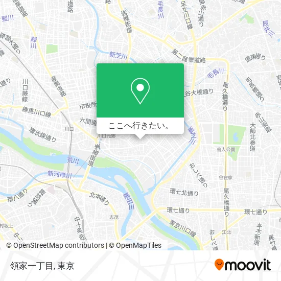 領家一丁目地図
