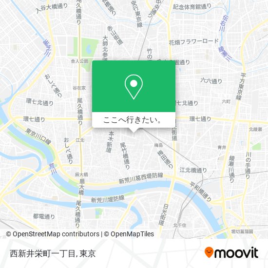 西新井栄町一丁目地図