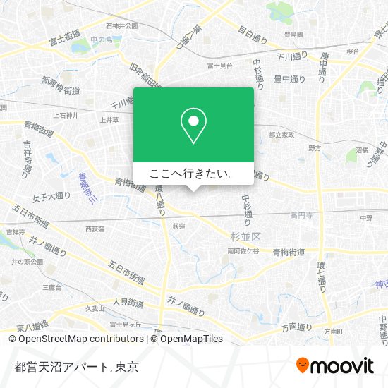 都営天沼アパート地図