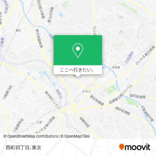 西町四丁目地図