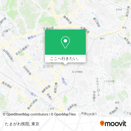 たまがわ医院地図