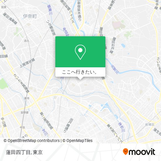 蓮田四丁目地図