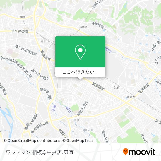 ワットマン 相模原中央店地図
