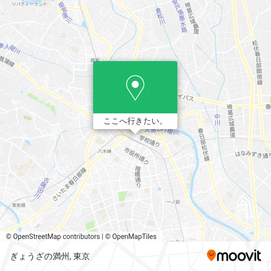 ぎょうざの満州地図