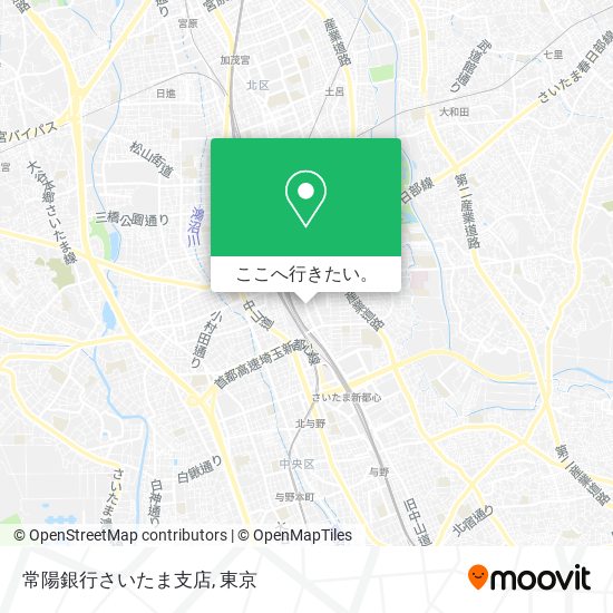 常陽銀行さいたま支店地図