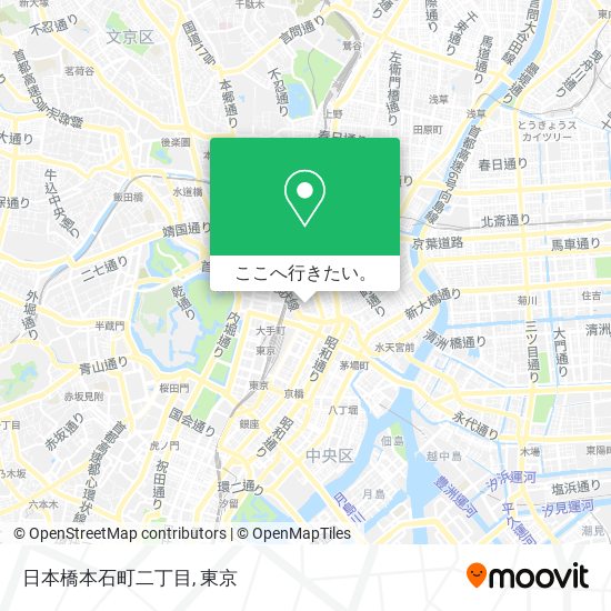 日本橋本石町二丁目地図