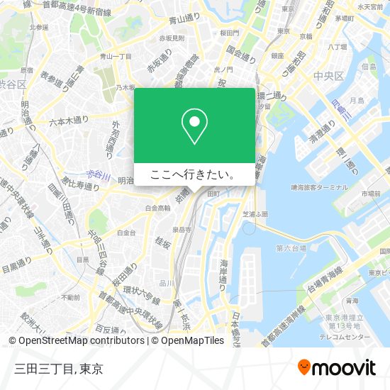 三田三丁目地図