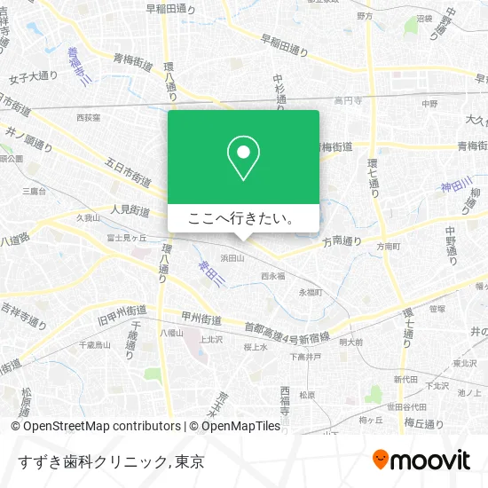すずき歯科クリニック地図