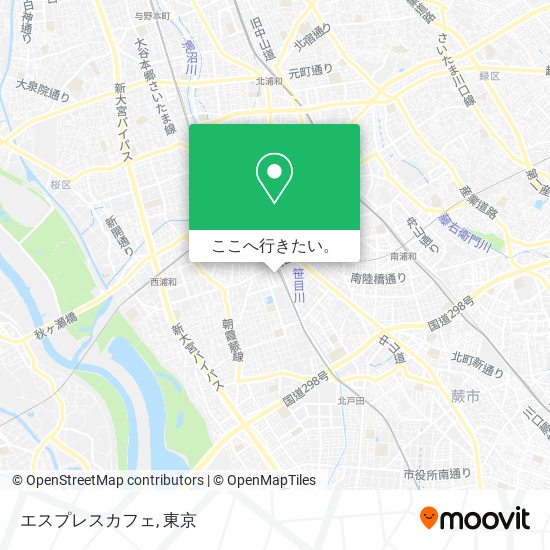 エスプレスカフェ地図