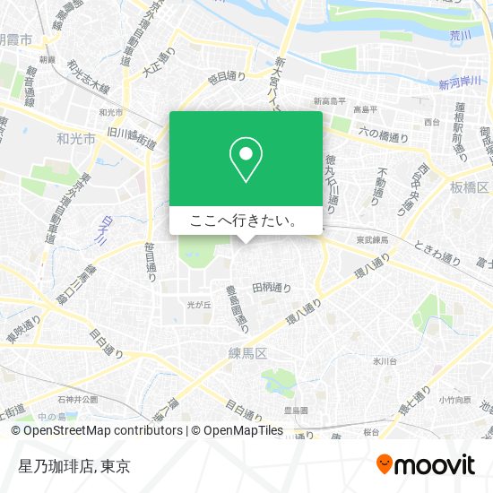 星乃珈琲店地図