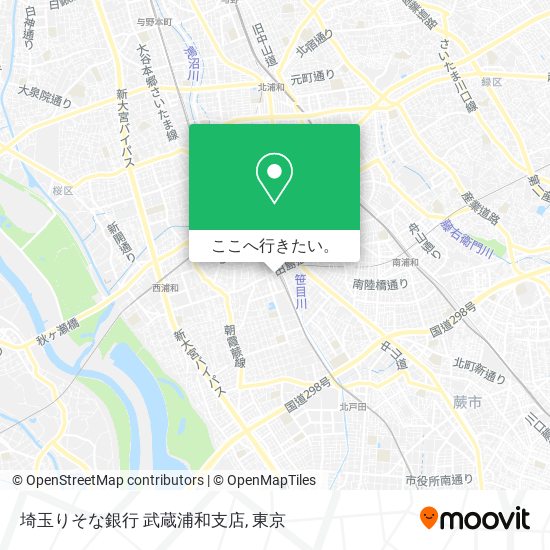 埼玉りそな銀行 武蔵浦和支店地図