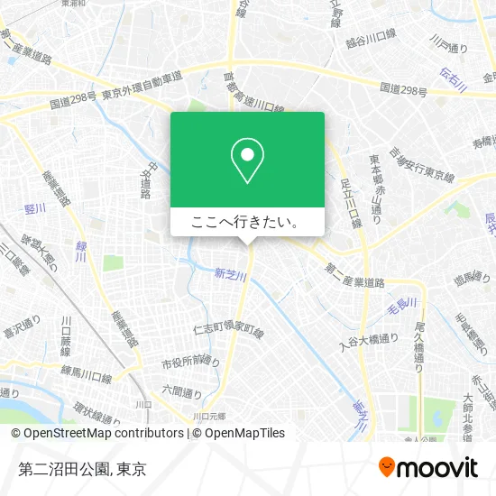第二沼田公園地図