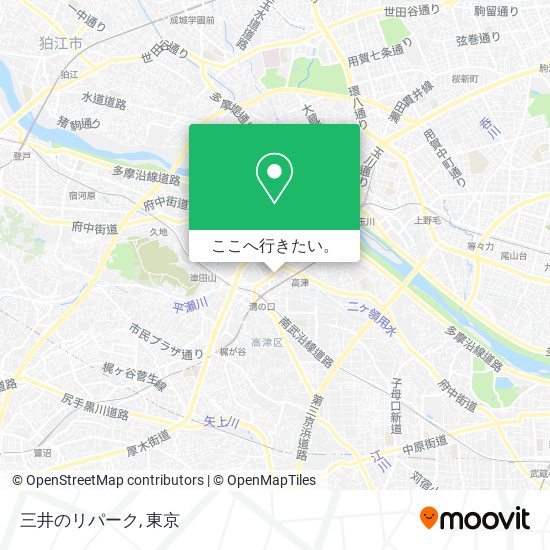 三井のリパーク地図