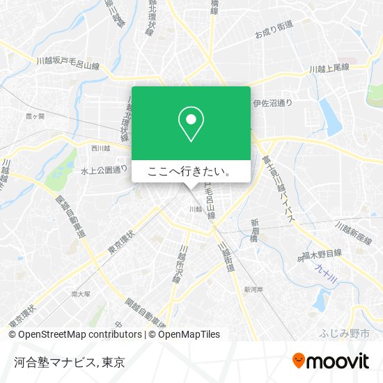 河合塾マナビス地図