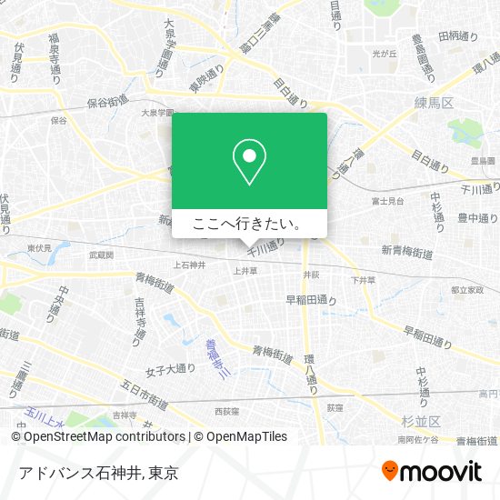 アドバンス石神井地図