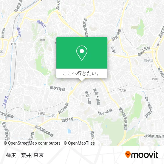 蕎麦　荒井地図