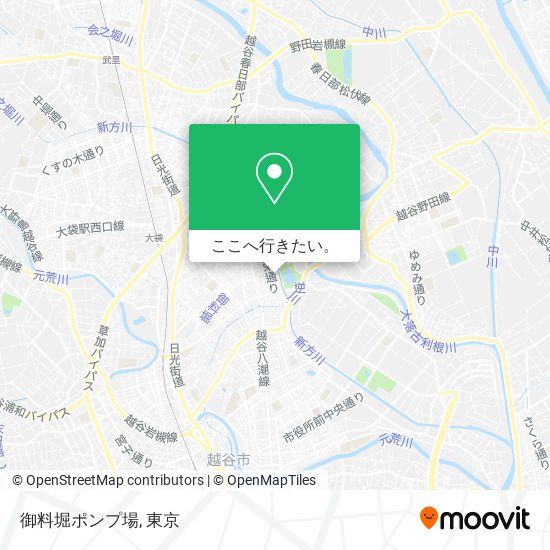 御料堀ポンプ場地図