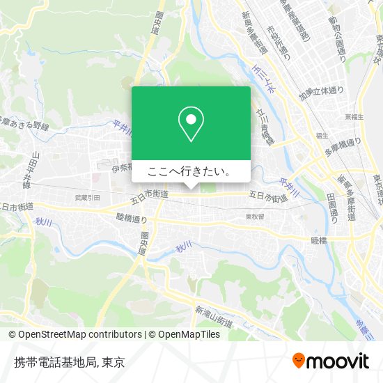 携帯電話基地局地図