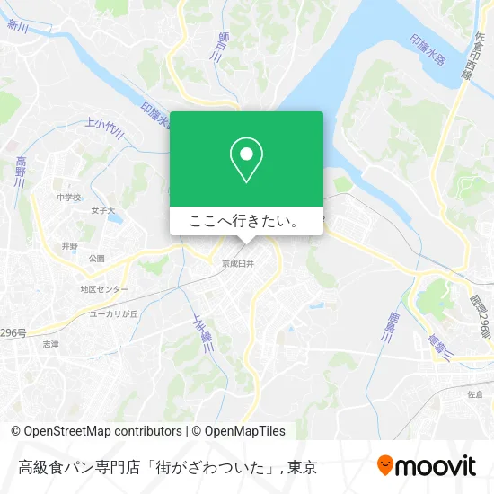 高級食パン専門店「街がざわついた」地図