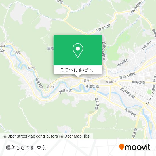 理容もちづき地図