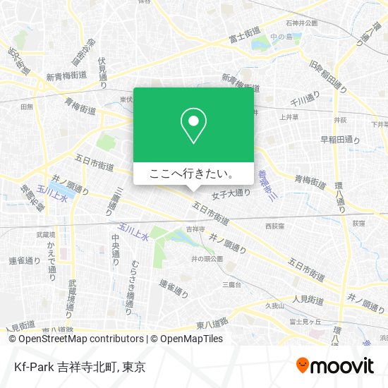 Kf-Park 吉祥寺北町地図