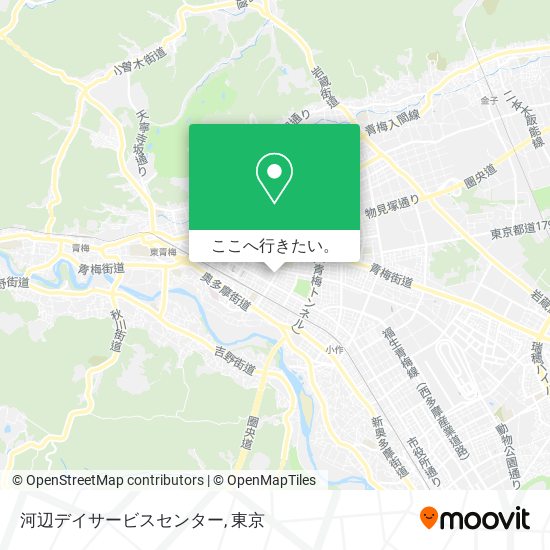 河辺デイサービスセンター地図