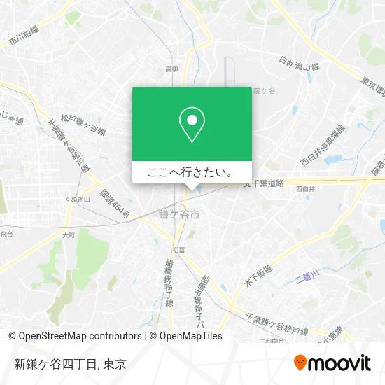 新鎌ケ谷四丁目地図