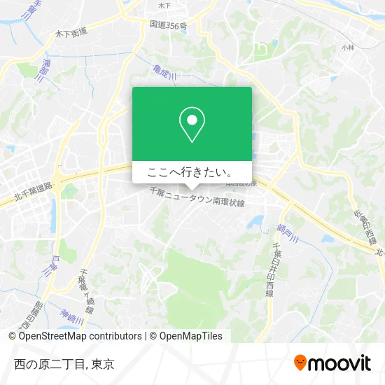 西の原二丁目地図