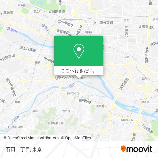 石田二丁目地図