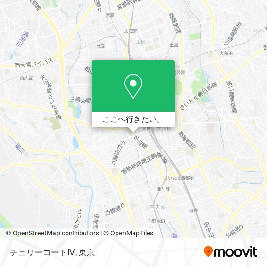 チェリーコートⅣ地図