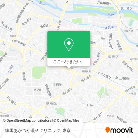 練馬あかつか眼科クリニック地図