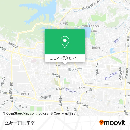 立野一丁目地図