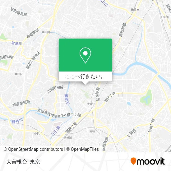 大曽根台地図